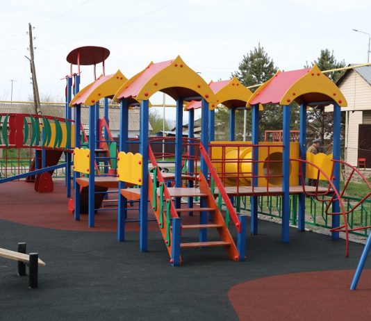 3 бөлімшеде жаңа балалар ойын алаңы қолданысқа берілді