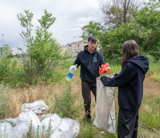 ЖЕТІСУДА БАЛАЛАР КҮНІ ҚАРСАҢЫНДА ТАЗАЛЫҚ АКЦИЯСЫ ҰЙЫМДАСТЫРЫЛДЫ