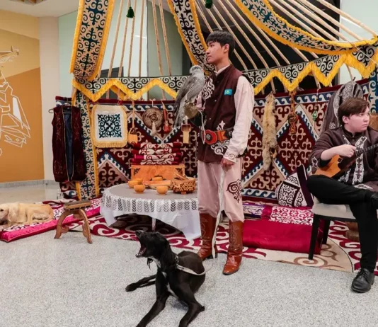 Дүниежүзілік көшпенділер ойындары кезінде қазақ ауылы құрылады