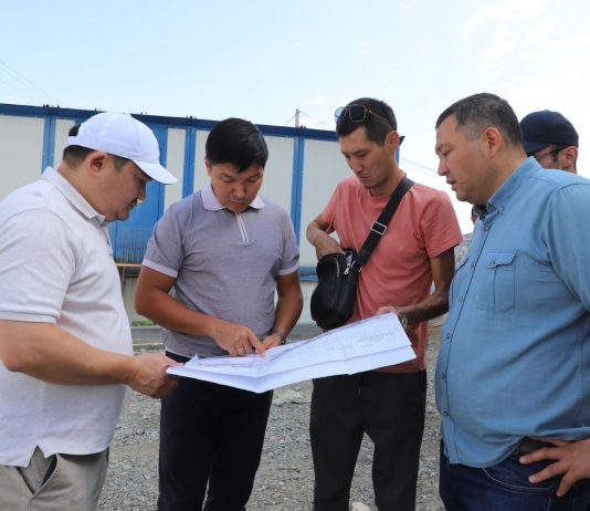 Қала әкімі Ернат Бәзіл құрылыс нысандарын аралады