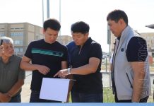 Қала әкімі Ернат Бәзіл құрылыс нысандарын аралады