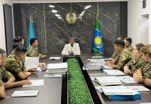 Шекарашылармен кездесуі өтті