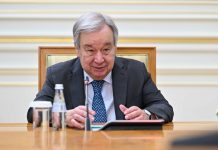 Антониу Гутерриш қонақжайлық танытқаны үшін ілтипатын жеткізіп, Қазақстанның халықаралық ынтымақтастықты нығайтуға және орнықты даму мақсаттарын ілгерілетуге қосқан үлесіне ерекше тоқталды