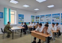 «Жас шекарашы» үйірмесімен сабақ өтті