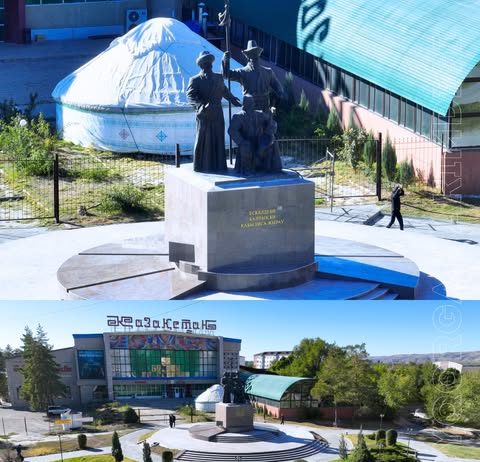 Талдықорғанда «Үш ата» және Қабанбай батыр ескерткіштері абаттандырылуда