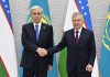 Глава государства провел переговоры с Президентом Узбекистана Шавкатом Мирзиёевым