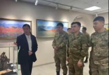 Шекарашылар мәдени нысандарымен танысты