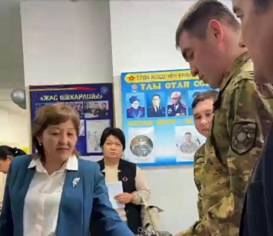 Оқушылармен өткен патриоттық іс-шара