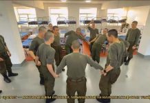 Сарбаздармен тренинг өтті