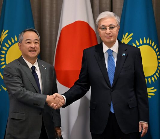 Мемлекет басшысы Sumitomo компаниясының президенті Шинго Уэноны қабылдады