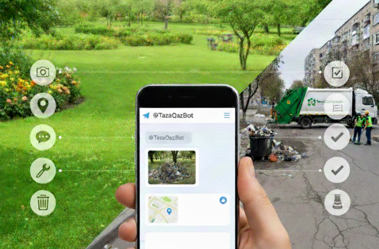 Жители Жетісу могут решать вопросы благоустройства через Telegram-бот @TazaQazBot
