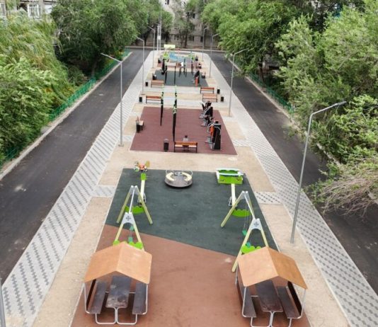 «Таза Қазақстан»: Жетісуда балалар мен спорт алаңдары жаңғыртылуда