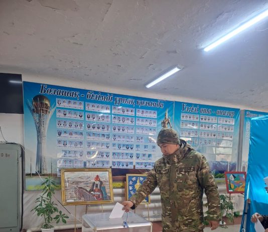 Алакөлдік шекарашылар референдумға қатысты