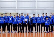 Бейбіт Исабаев «Жетісу» волейбол ерлер командасының ұжымымен кездесті