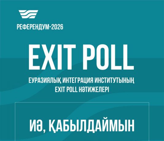 Еуразиялық интеграция институты жүргізген сауалнама бойынша Exit poll нәтижесі: