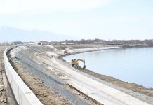 Алакөл жағалауы нығайтылып, кәріз тазарту қондырғылары салынуда