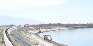 Алакөл жағалауы нығайтылып, кәріз тазарту қондырғылары салынуда