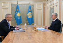 Мемлекет басшысы Жетісу облысының әкімі Бейбіт Исабаевты қабылдады