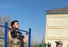 Панфилов ауданы мектеп оқушылары арасында әскерилендірілген жарыс өтті