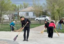 "Таза Қазақстан": Жетісуда «Таза бейсенбі» тазалық акциясы өтті