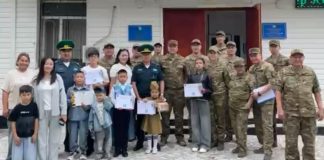 «Қорғас» шекаралық бақылау басқармасында балалар сурет байқауының жеңімпаздары марапатталды