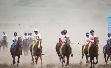 Жетісуда Жеңіс күніне орай облыс әкімінің Кубогы үшін республикалық бәйге жарысы өтті
