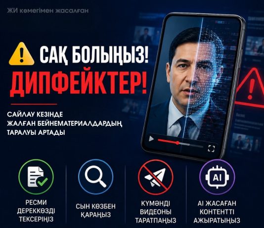 Сайлау науқаны кезеңінде дипфейктер жиілеуі мүмкін: Жалған ақпаратқа қарсы іс-қимыл орталығы ескертеді