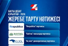 БАСТЫ ДЕБАТҚА ҚАТЫСАТЫН ПАРТИЯЛАРДЫҢ РЕТТІК НӨМІРЛЕРІ АНЫҚТАЛДЫ!