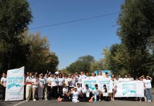 Құрылтай депутаттарын сайлауды қолдау мақсатында бұқаралық жүгіру ұйымдастырылды