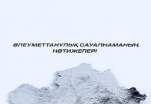 Сауалнама сайлаушылар белсенділігі жоғары деңгейде екенін көрсетті