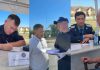 Жолда қабылдау: Жетісуда полицейлер тұрғындардың сауалдарына жауап берді