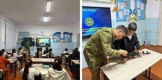 Жас шекарашылармен сабақ өтті