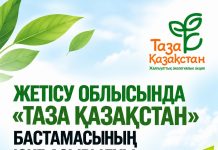 Жетісу облысында «Таза Қазақстан» экологиялық бастамасы жүзеге асырылуда