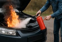 Что делать при возгорании автомобиля: правила безопасности в первые секунды