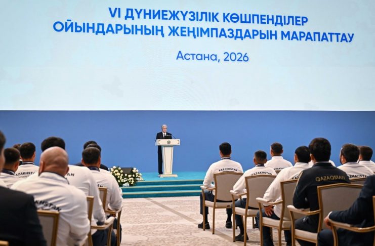 Президент VІ Дүниежүзілік көшпенділер ойындарының жеңімпаздары мен жүлдегерлерін марапаттады