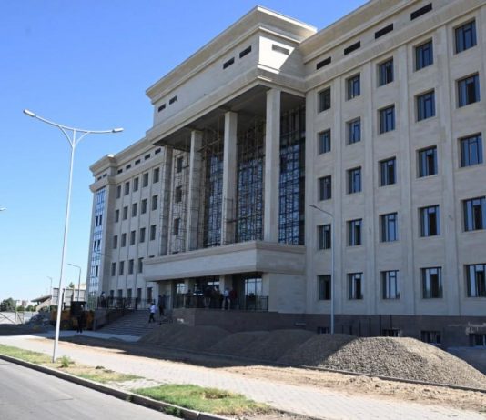 Талдықорғанда жаңа емхананың құрылысы аяқталуда