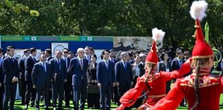 Мемлекет басшысы Қасым-Жомарт Тоқаев пен Корея Ұлттық Ассамблеясының Спикері Чо Чжон Шик қазақ этноауылына барды