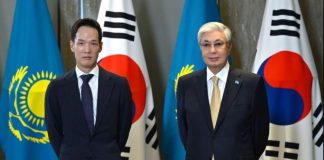 Президент Қасым-Жомарт Тоқаев Hanwha Group вице-төрағасы Ким Дон Вонды қабылдады