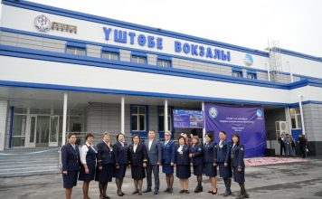 Үштөбе теміржол вокзалы жаңғыртылды